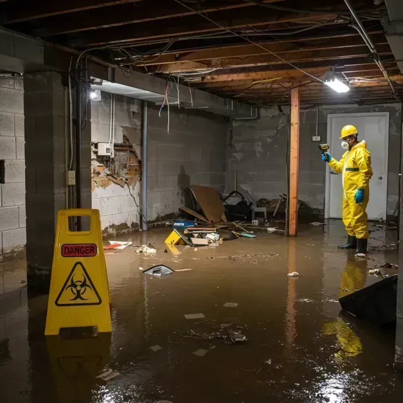 Flooded Basement Electrical Hazard in Kiowa, CO Property